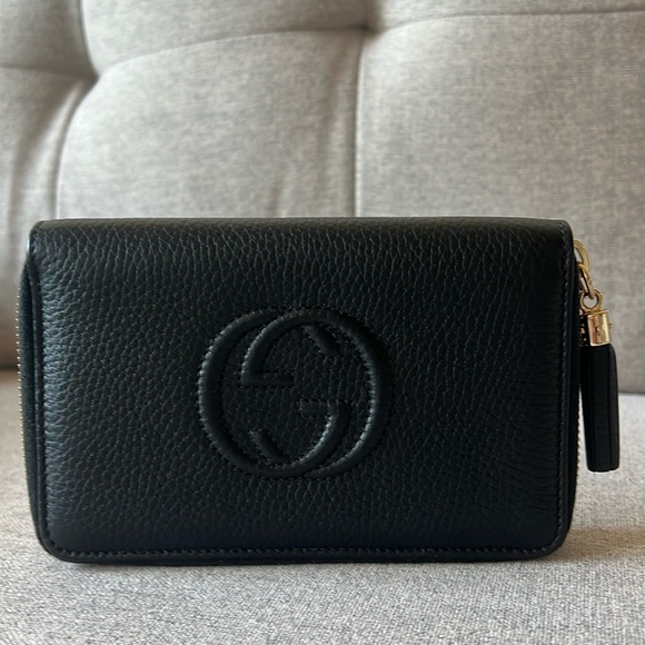 Gucci Small Leatner Soho Disco around Wallet Black - Picture 11 of 17